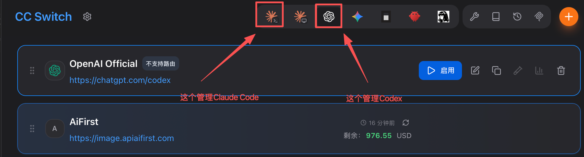 打开 CC Switch